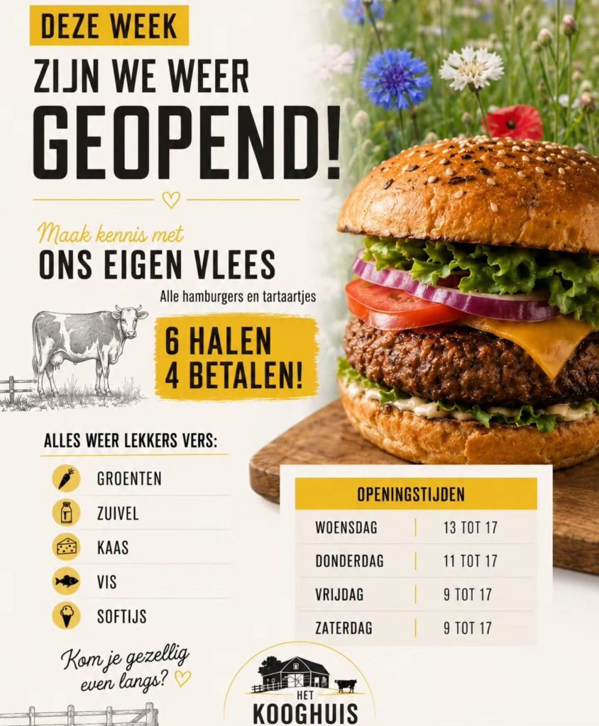 geopend na de zomervakantie 2026